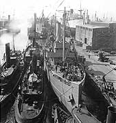 Photo # NH 1081:  USS Chesapeake in port, 3 April 1919.