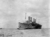 Photo # NH 45743: USS Mount Vernon at anchor, 25 May 1918