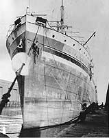 Photo #  NH 64593:  SS Buitenzorg in port, 1918.