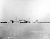Photo # NH 64594-A: SS Berwyn off Sparrows Point, Maryland, 26 September 1918