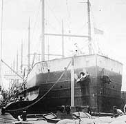 Photo # NH 99360: USS Beukelsdijk in port, circa 1918