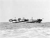 Photo #  NH 102006:  SS Liberator in camouflage, 1918