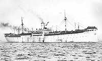 Photo # NH 103915: USS K.I. Luckenbach arriving at New York, 1919